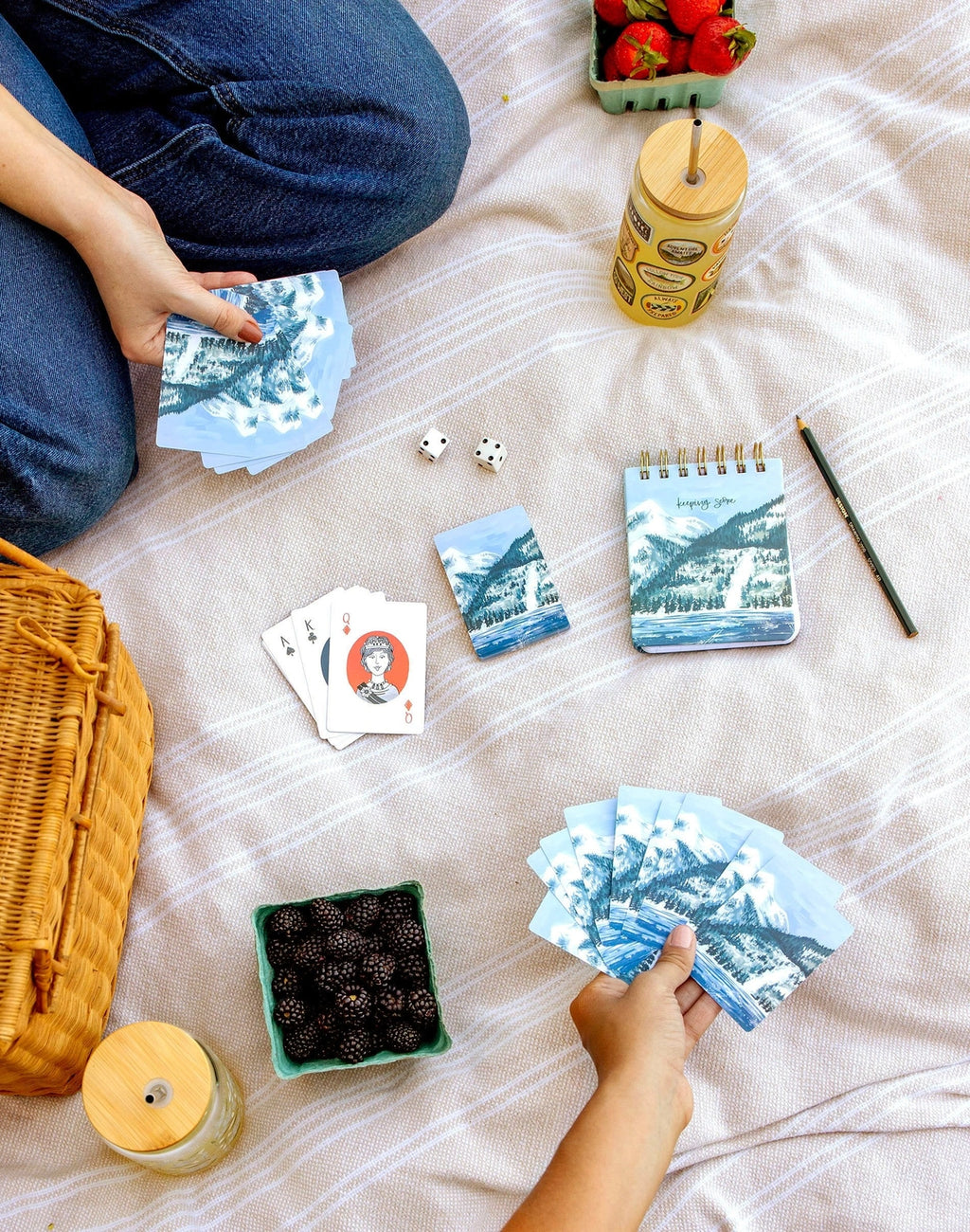 WINTER LANDSCAPE PLAYING CARD SET