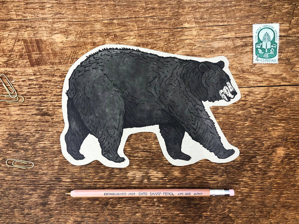 NOTEWORTHY POSTCARDS- BLACK BEAR