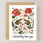 I TOADALLY LOVE YOU CARD