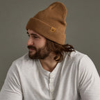 ANTLER PATCH KNIT BEANIE