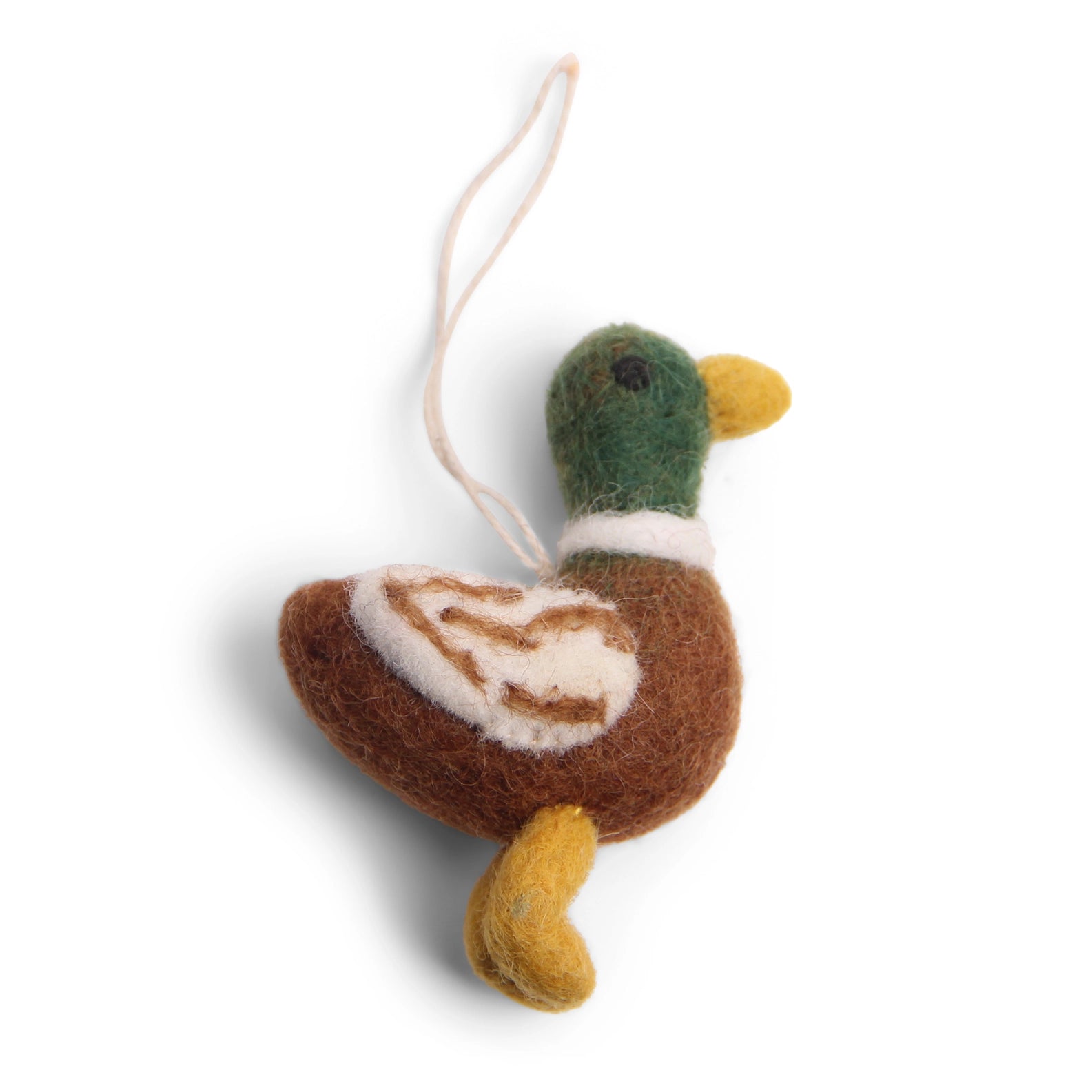 WOOL DUCK ORNAMENT