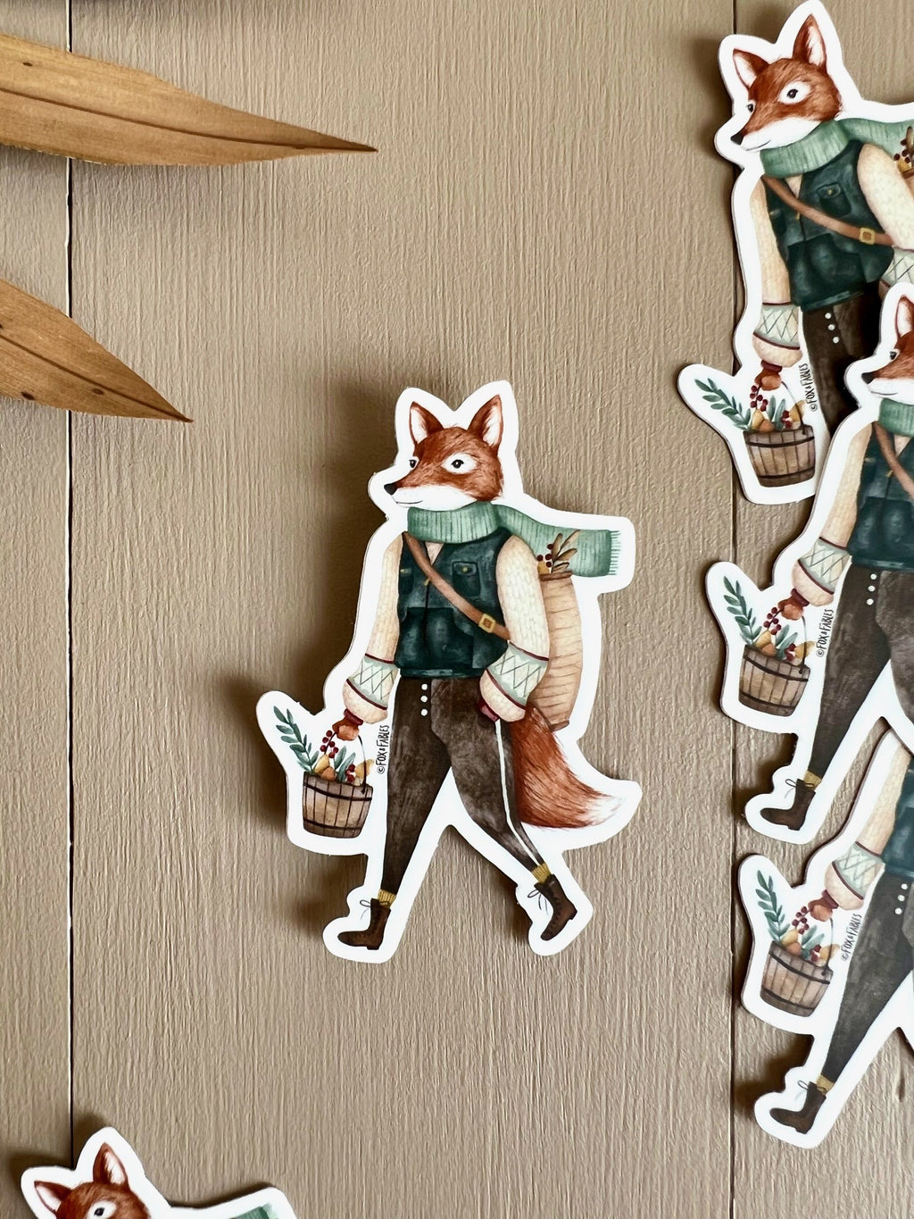 FORAGING FOX STICKER