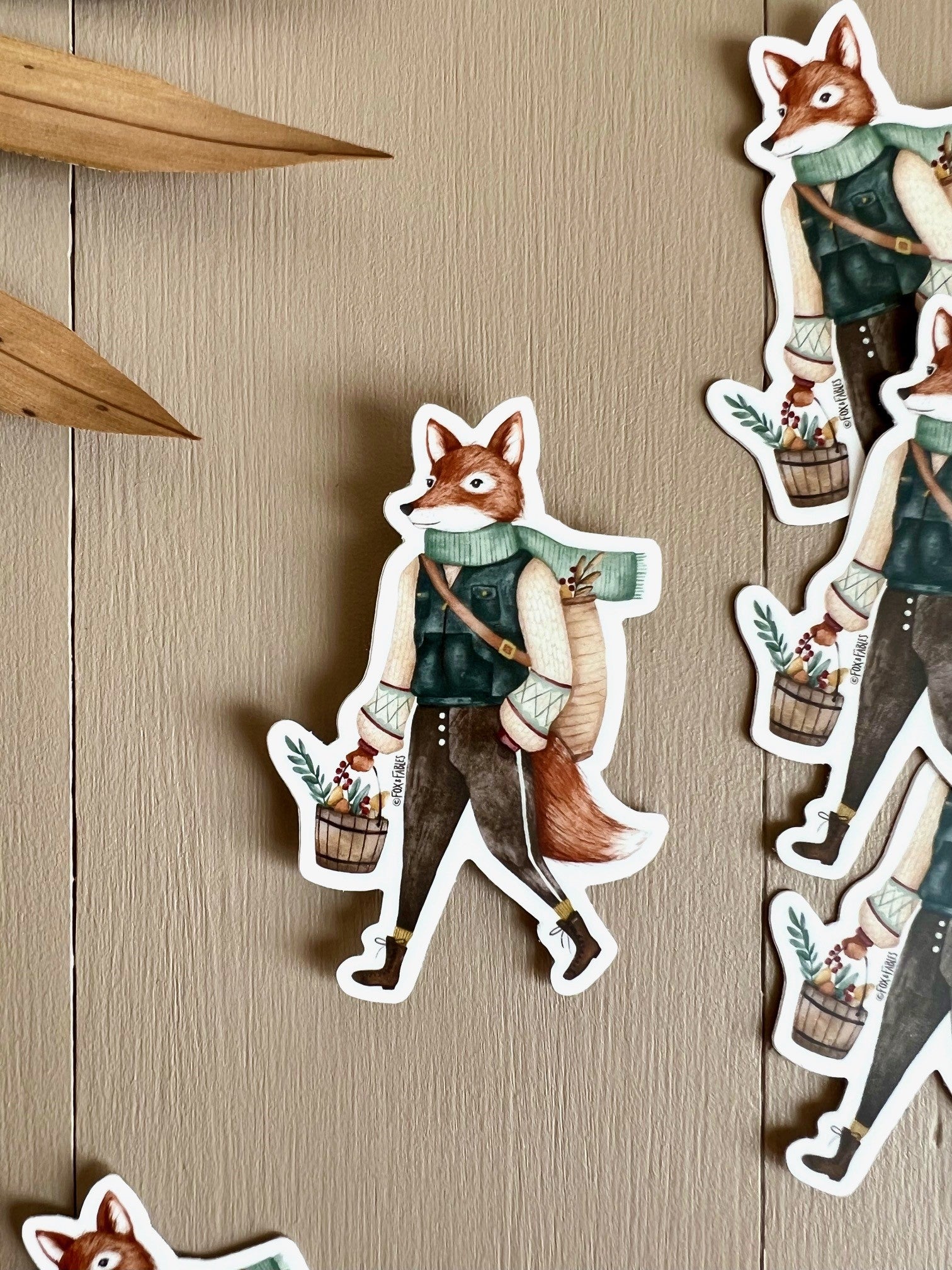 FORAGING FOX STICKER