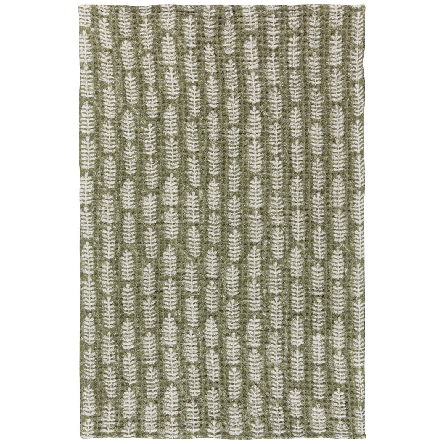 FERN BLOCK PRINT DISHTOWEL