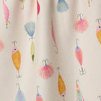 GEOMETRY TEA TOWEL - FISHING LURES