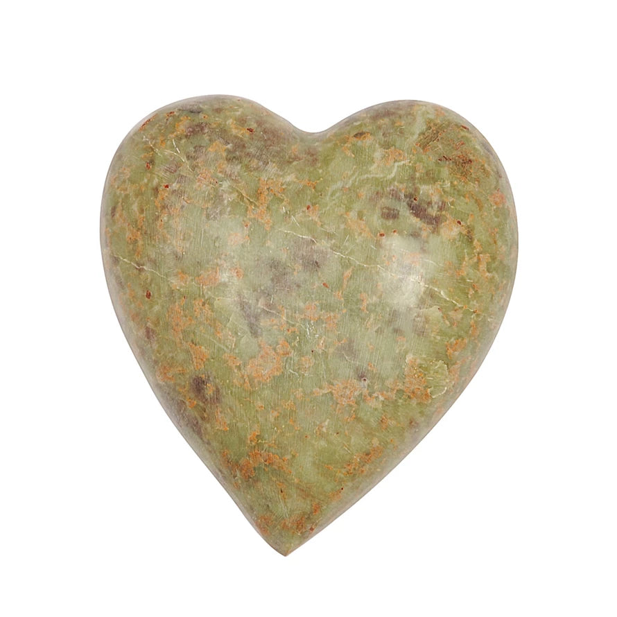MARBLE SOAPSTONE HEART