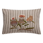 HARVEST FLOWER EMBROIDERED PILLOW