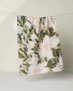 GEOMETRY TEA TOWEL - PAINTED BLOSSOMS