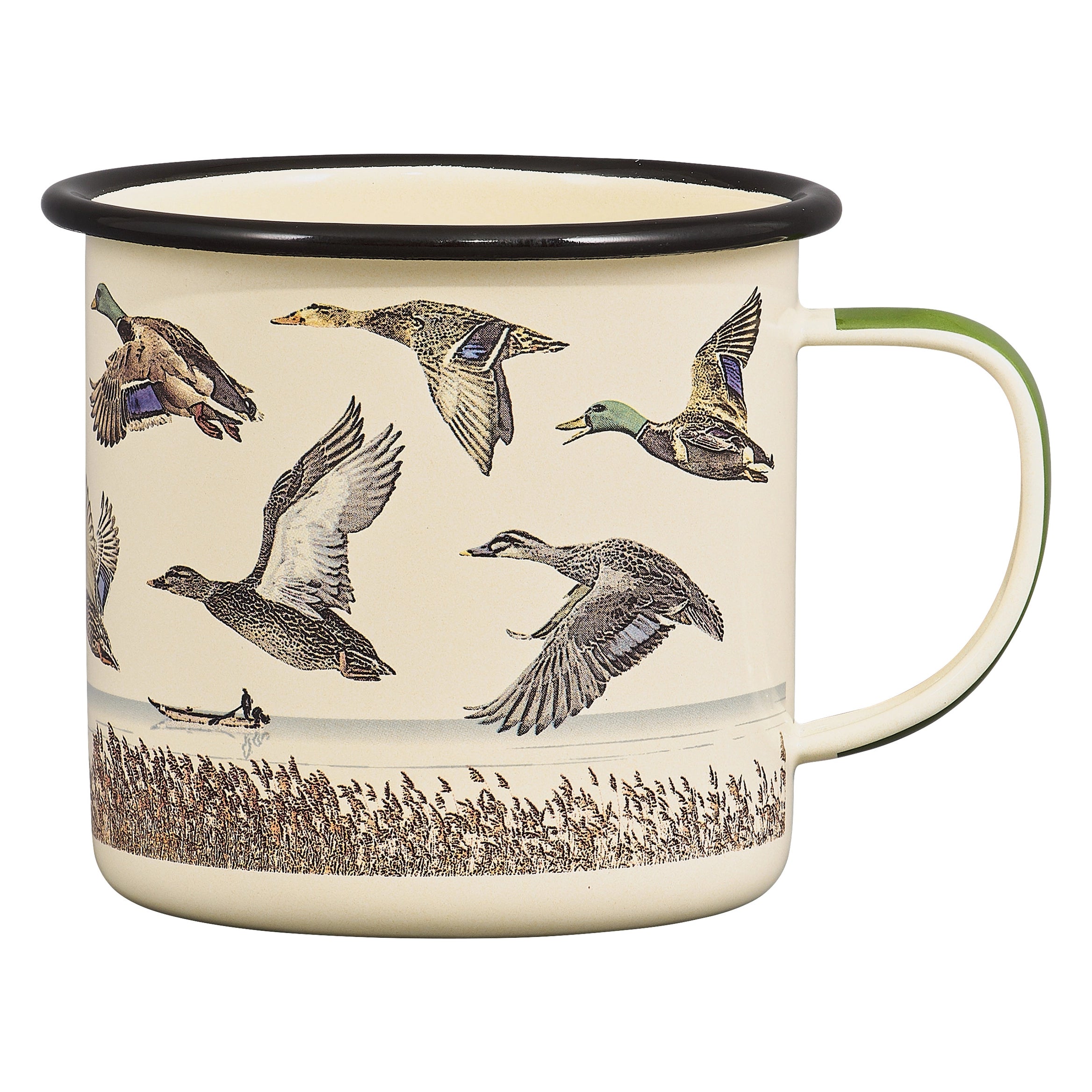 LAKE & DUCK ENAMEL MUG