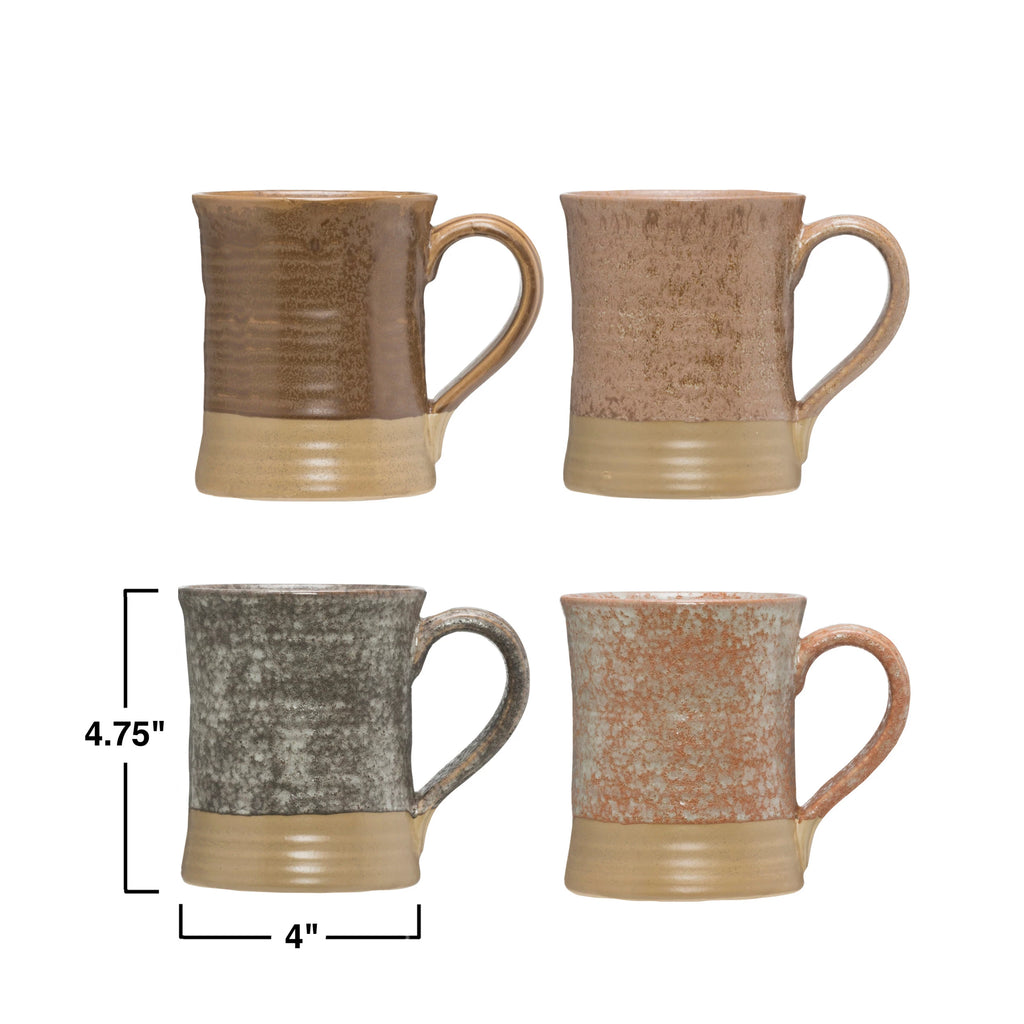 STONEWARE MUGS