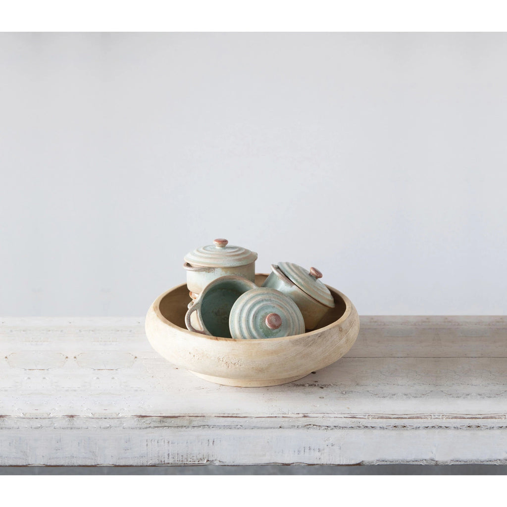 STONEWARE MINI BAKER WITH GLAZE