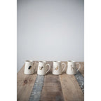 HAND-PAINTED CREAMER WITH FOREST ANIMALS