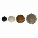 STONEWARE FLOWER BOWL SET
