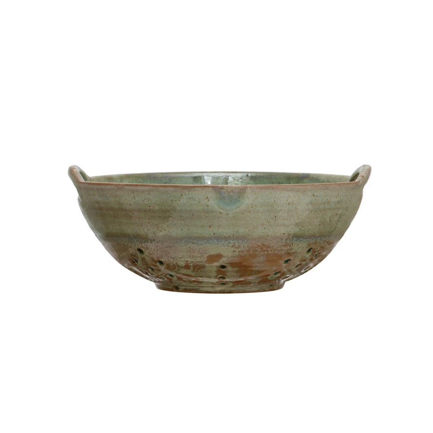 AQUA BERRY BOWL WITH HANDLES