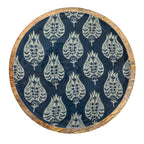 ENAMELED MANGO WOOD TRAYS