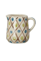 PATTERNED STONEWARE CREAMER