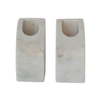 MARBLE VASE CONTAINER BOOKENDS