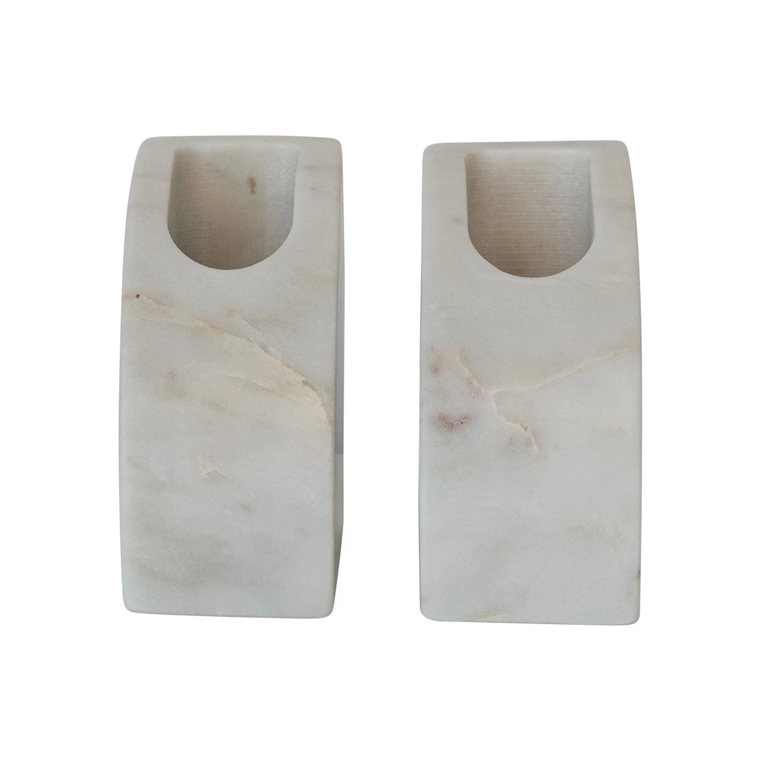 MARBLE VASE CONTAINER BOOKENDS