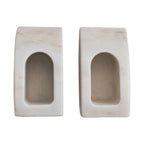 MARBLE VASE CONTAINER BOOKENDS