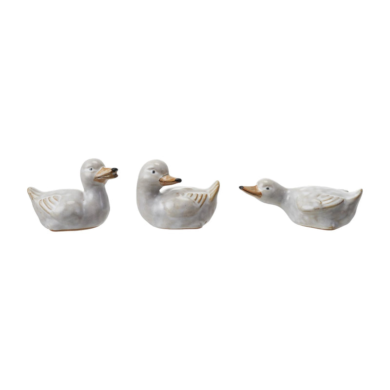 STONEWARE VINTAGE DUCKLING, 3 STYLES