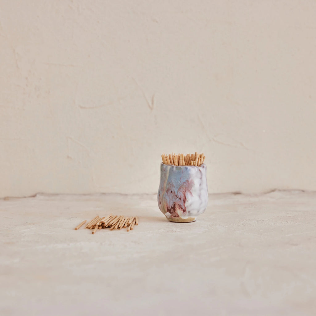 STONEWARE TOOTHPICK HOLDER