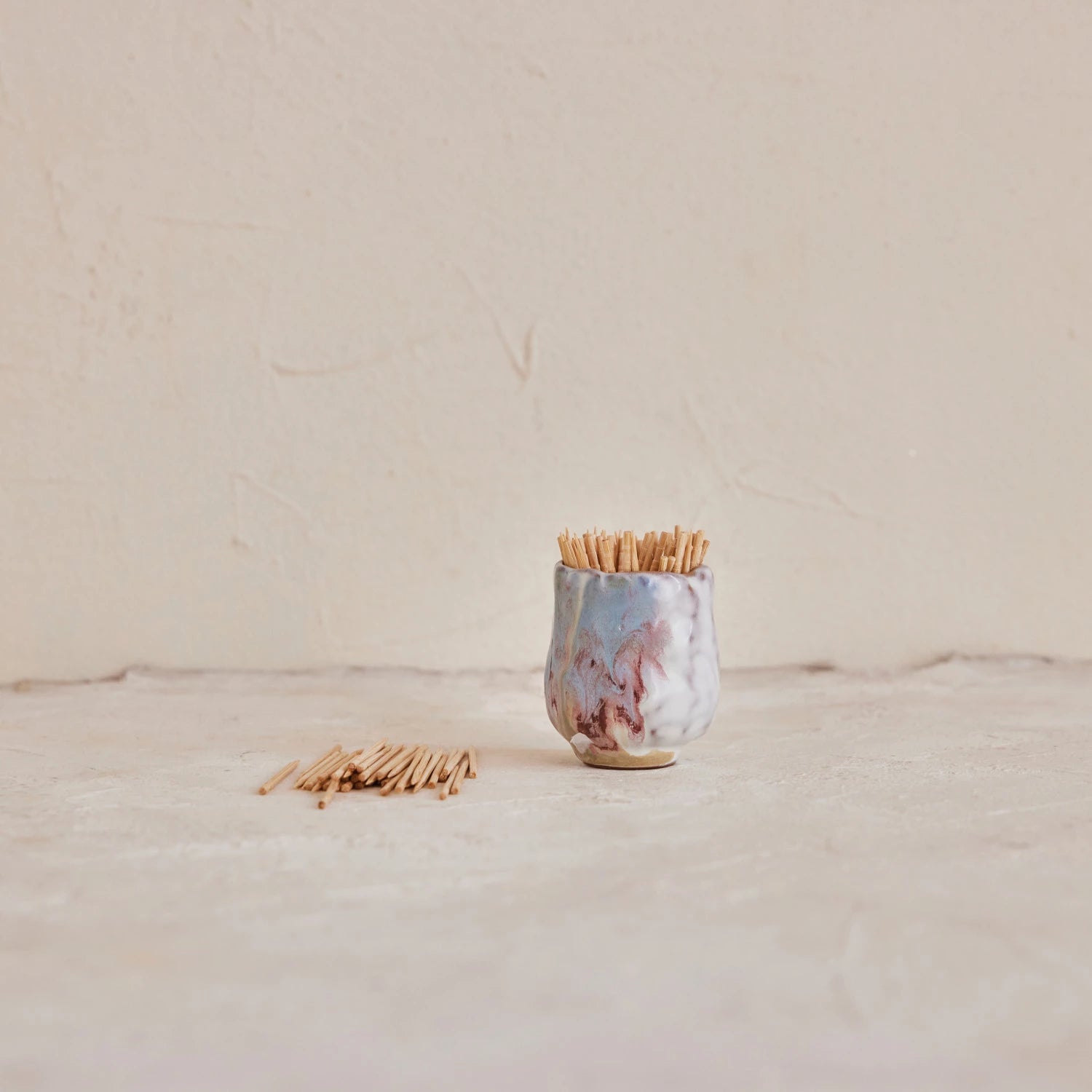 STONEWARE TOOTHPICK HOLDER