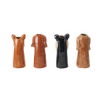 LOVE DOGS STONEWARE VASE