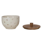 STONEWARE GARLIC/ONION KEEPER