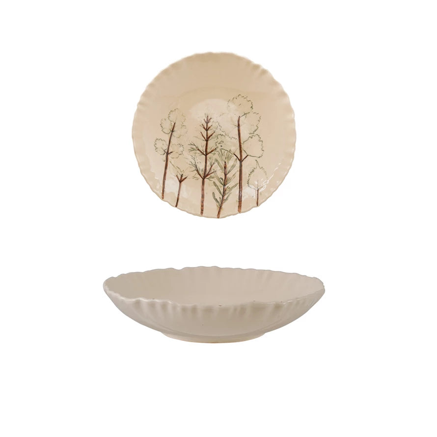 10" BOTANICAL LOW BOWL