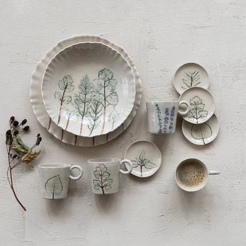 10" BOTANICAL LOW BOWL