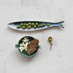STONEWARE SARDINE DISH