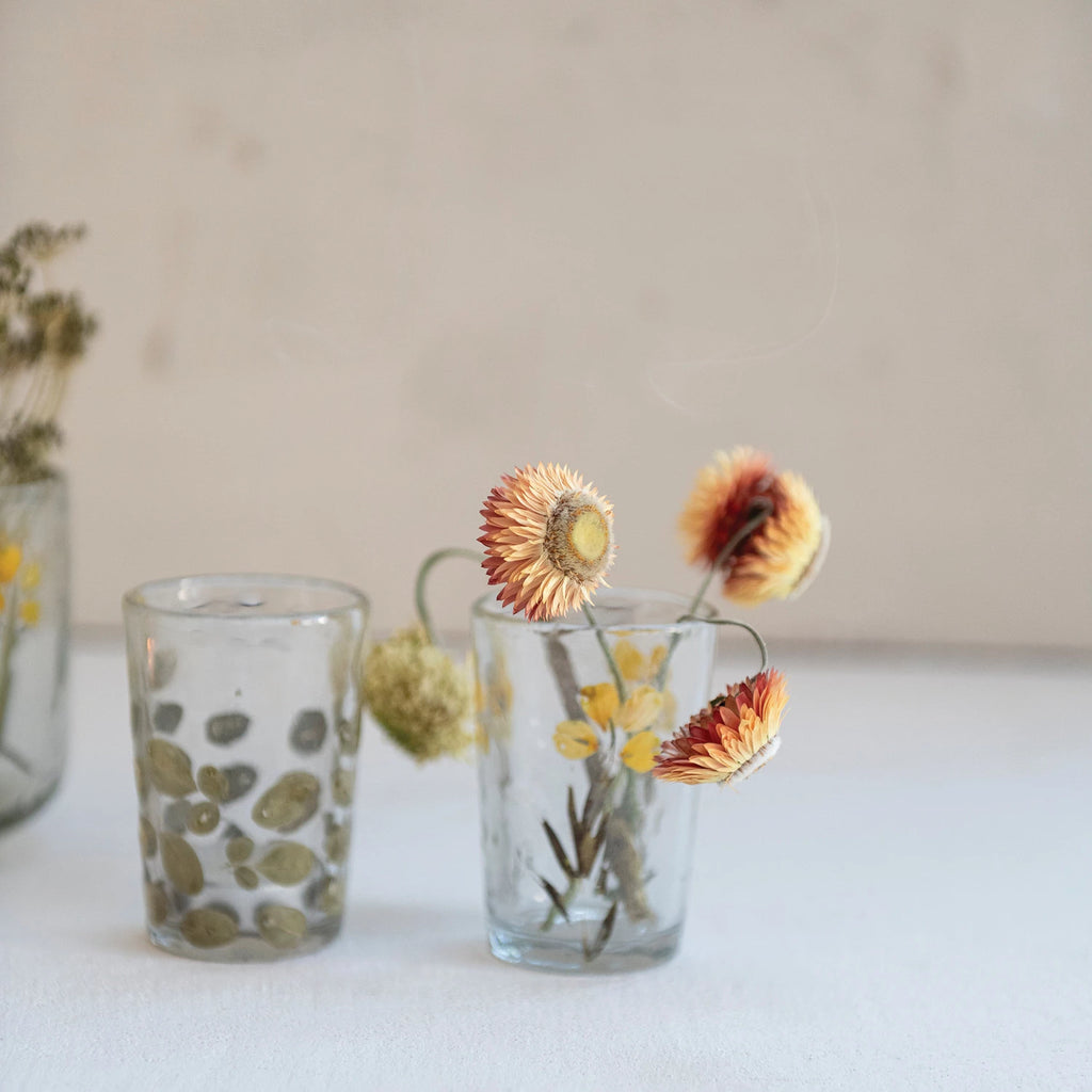 MORINGA LEAF TEALIGHT HOLDER TALL