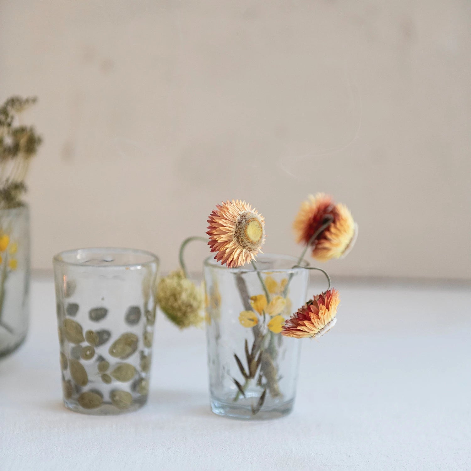 MORINGA LEAF TEALIGHT HOLDER TALL