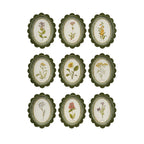 OVAL FRAMED BOTANICAL PRINTS