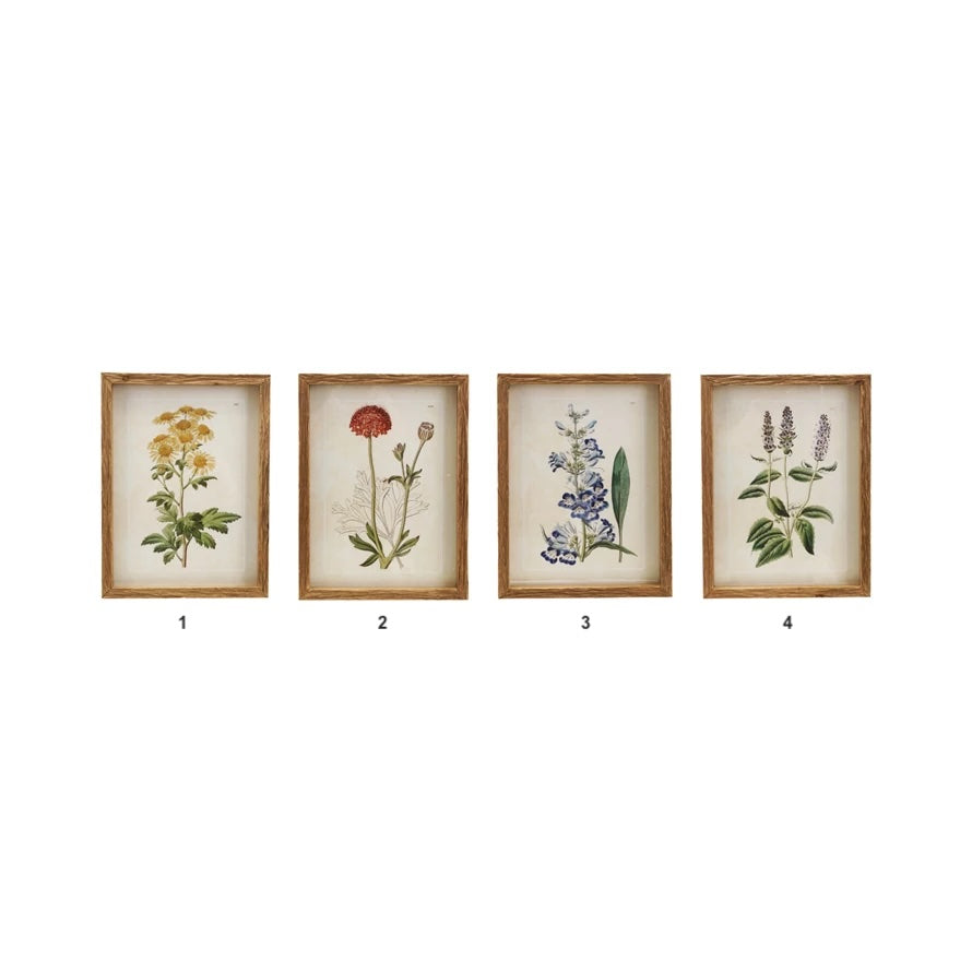 FRAMED FLOWER PRINTS