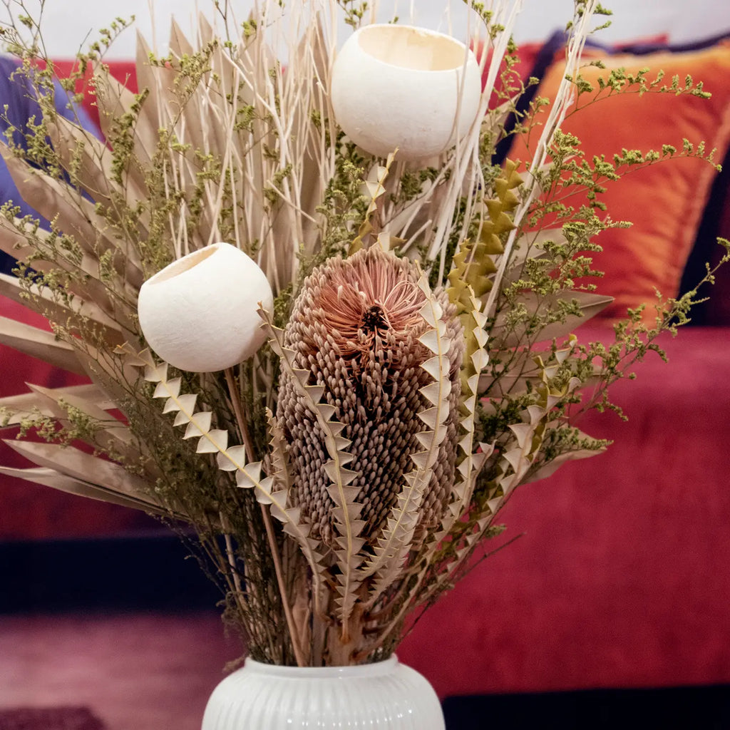 BANKSIA & PALM BOUQUET