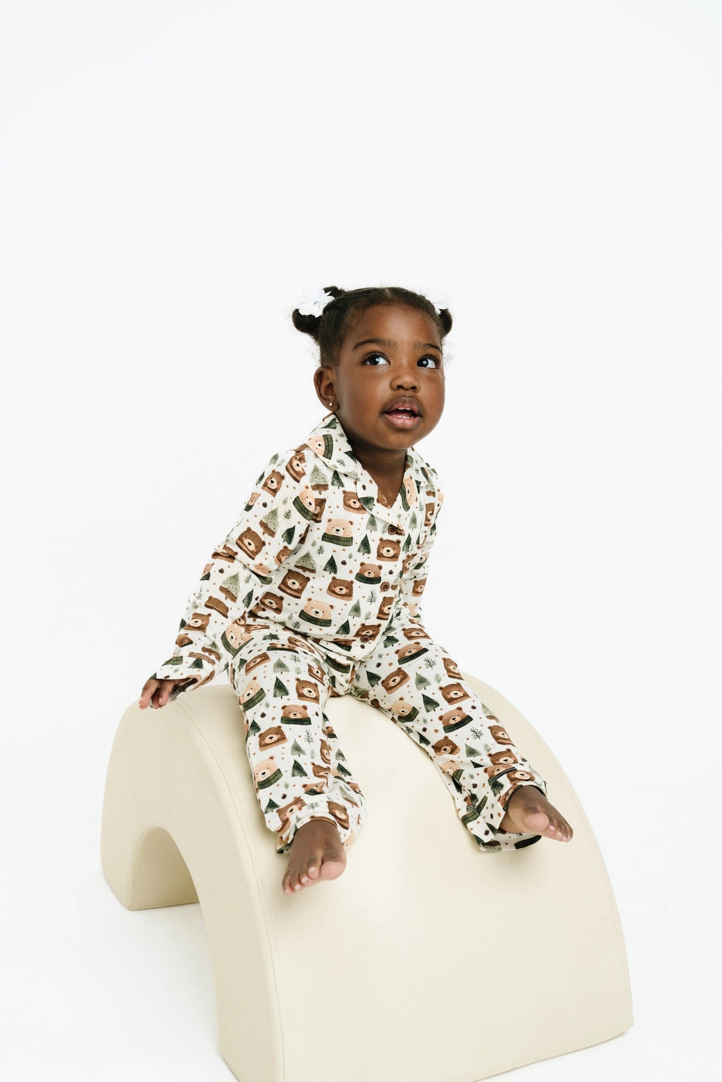 WINTER BEARS BAMBOO BUTTON UP SET