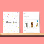 KIDS WOODLAND THEMED THANK YOUS