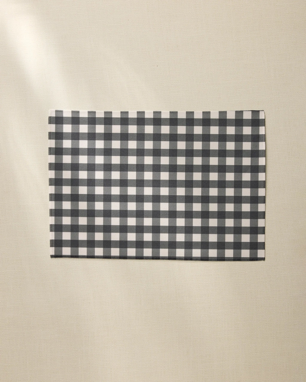 CHARCOAL GINGHAM PLACEMATS (SET OF 4)