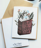 FLORAL LOVE STORY CARD