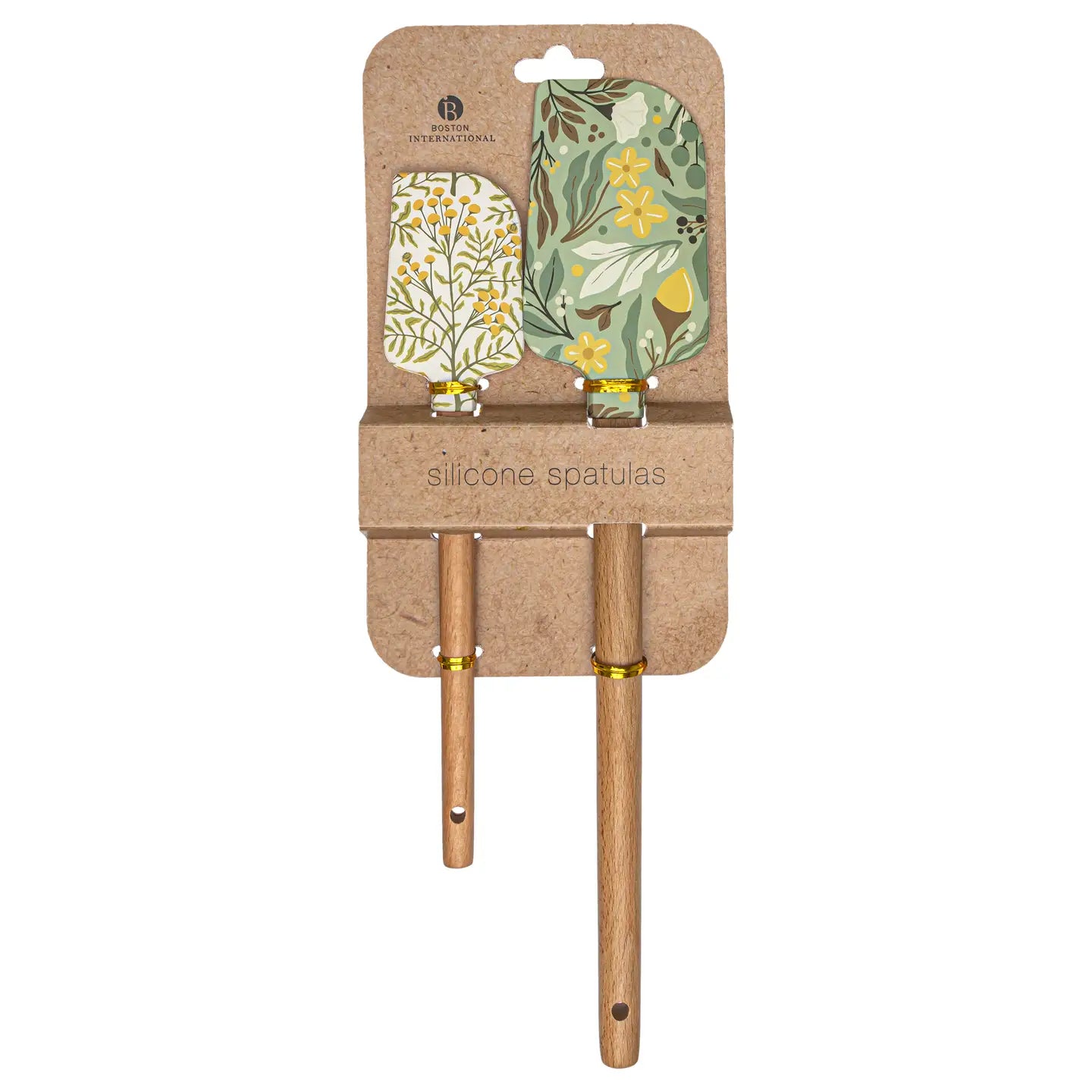 AUTUMN ACORN SILICONE SPATULAS - SET OF 2