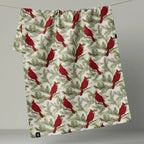 GEOMETRY LUXE KITCHEN TOWEL - WINTER CRIMSON