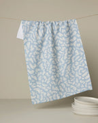 GEOMETRY TEA TOWEL - MARINE HAZE