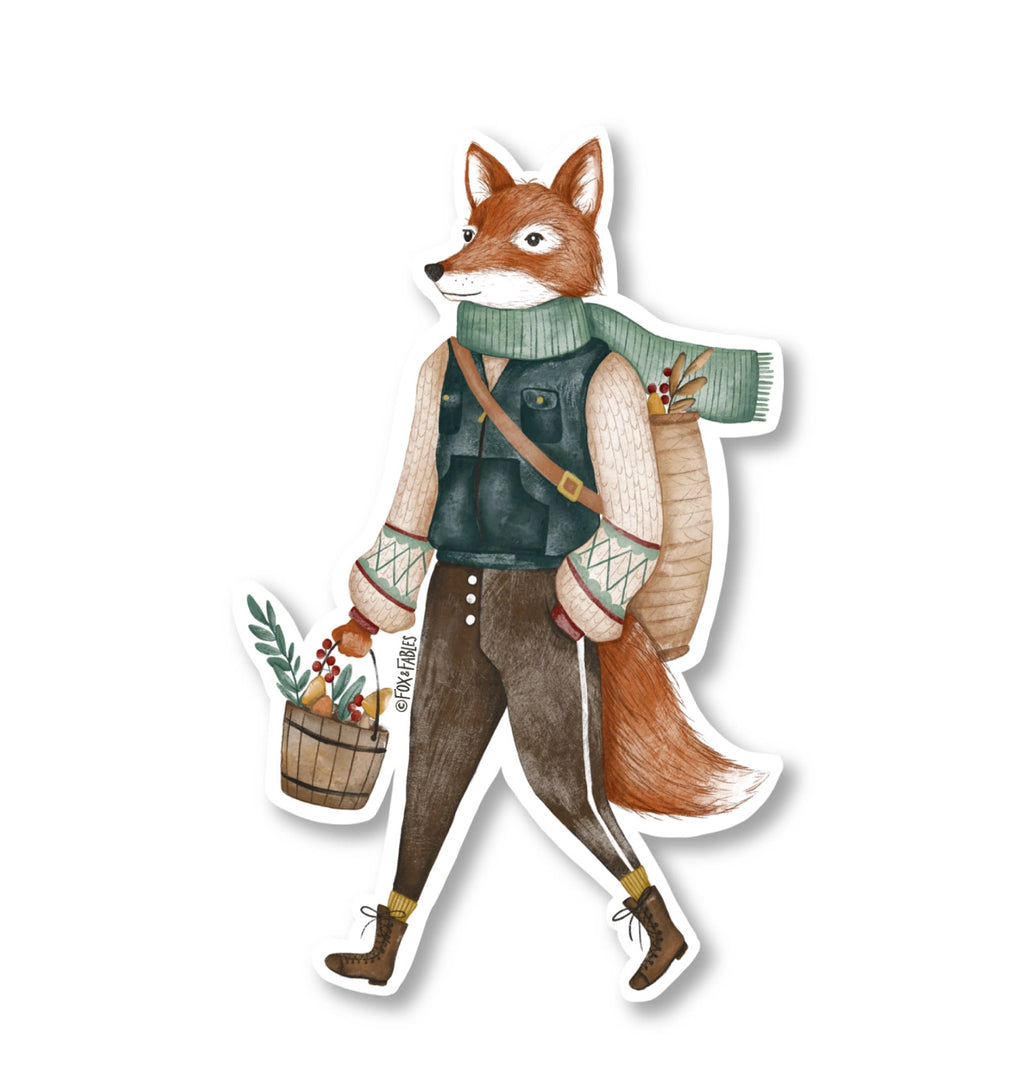 FORAGING FOX STICKER