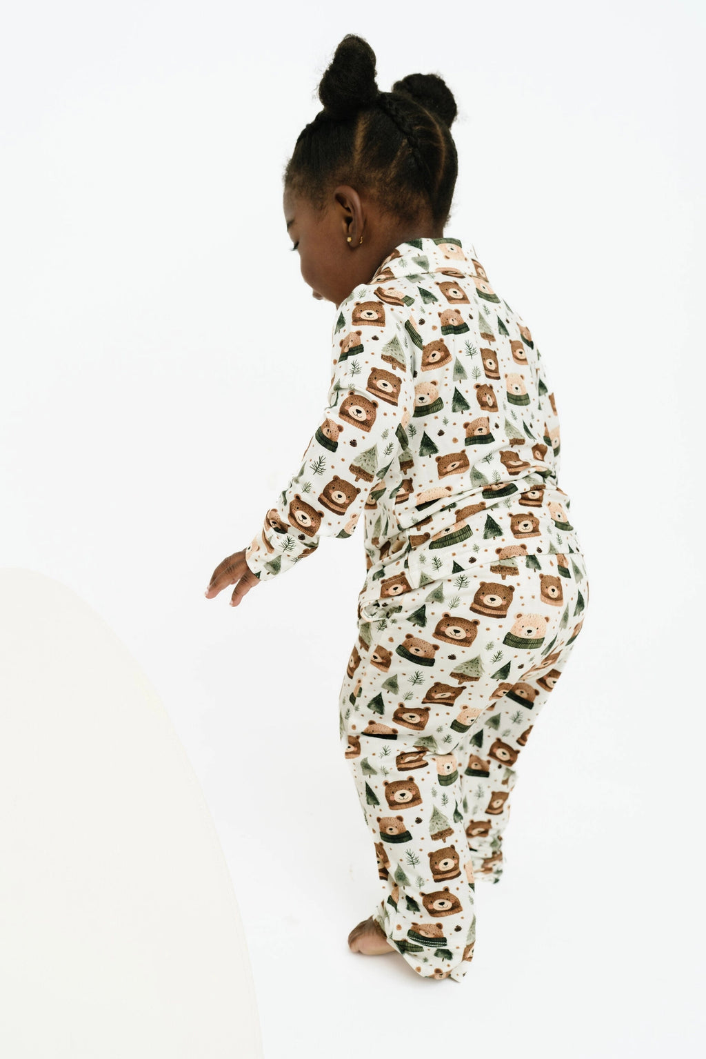 WINTER BEARS BAMBOO BUTTON UP SET