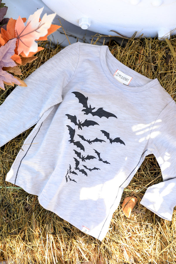 BIG KIDS BAT LONG SLEEVE T-SHIRT