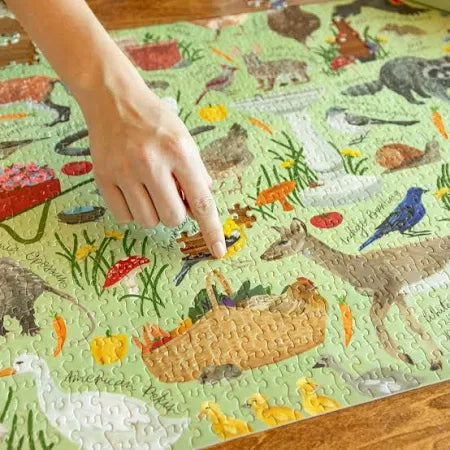 CRITTERS IN THE GARDEN - 1,000 PIECE PUZZLE