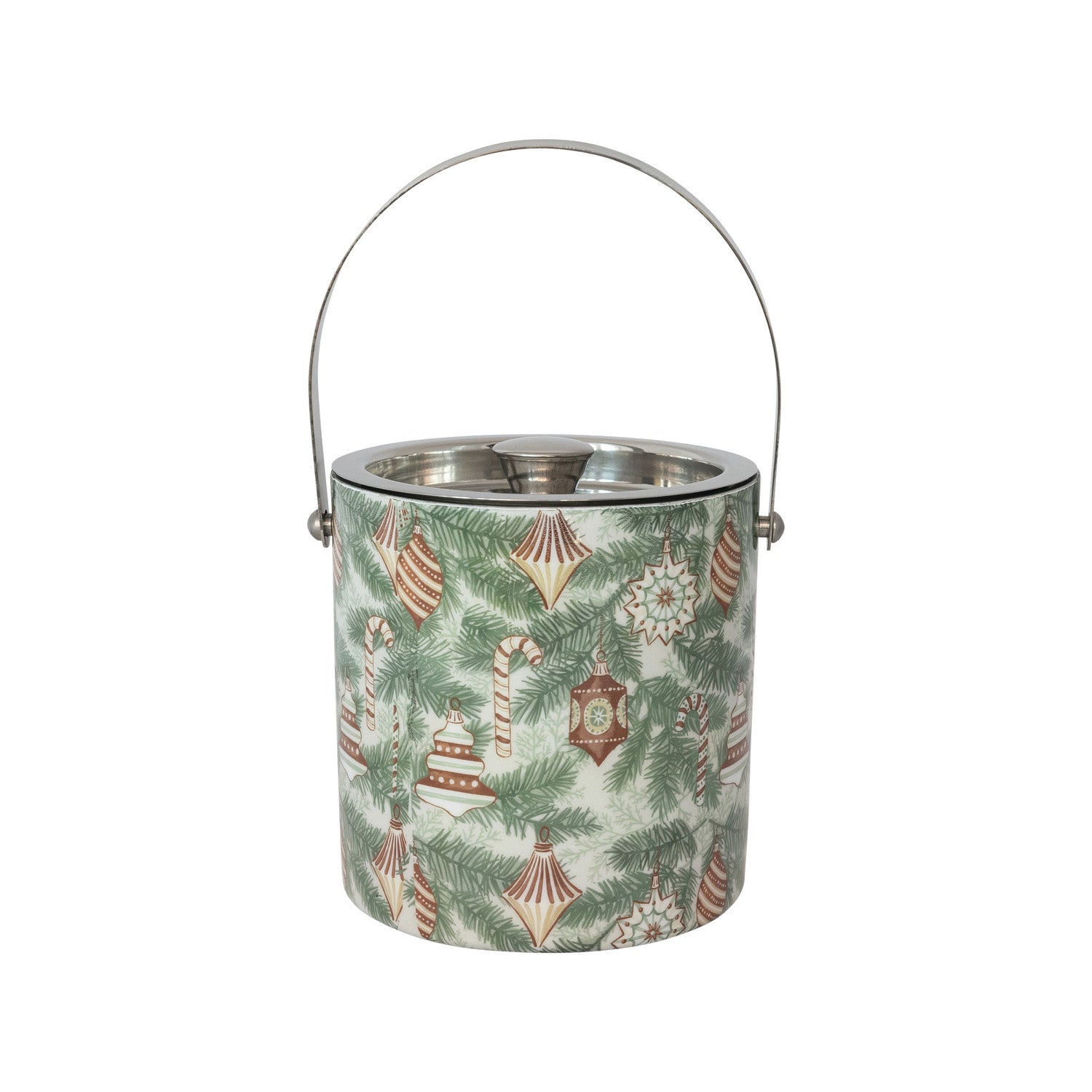 1-1/2 Quart Enameled Stainless Steel Ice Bucket ©