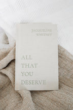 ALL THAT YOU DESERVE BOOK