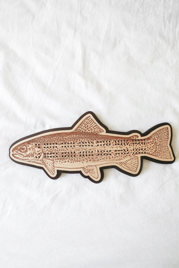 RAINBOW TROUT CRIBBAGE BOARD